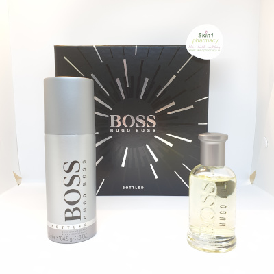 Hugo Boss Bottled Gift Set EDT 50ml Spray with Deodorant Spray 150ml