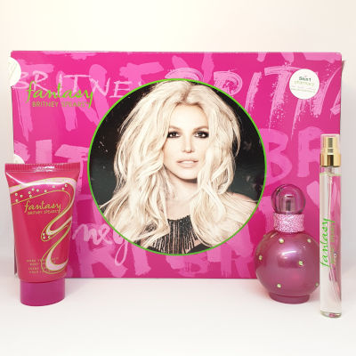 Britney Spears Fantasy Gift Set EDP 30ml & EDP 10ml with Body Souffle 50ml