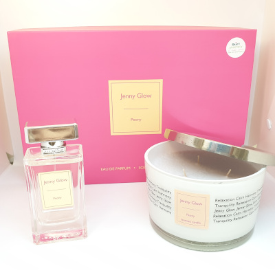 Jenny Glow Peony Fragrance & Scented Candle Gift Set
