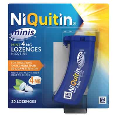 NiQuitin Minis Mint 1.5mg Nicotine 4mg Lozenges