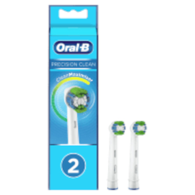 Oral-B Precision Clean Replacement Brush Head 2 pack Clean Maximiser Technology
