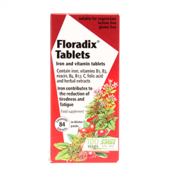 Floradix Iron and Vitamin Tablets 84 Tablets