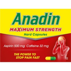 Anadin Maximum Strength 12 Capsules
