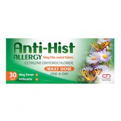 Anti Hist Allergy 10mg 30 Tablets