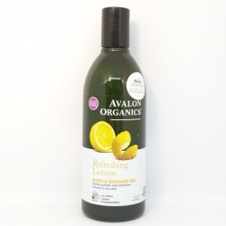 Avalon Organics Refreshing Lemon Bath & Shower Gel 355ml