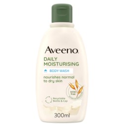 Aveeno daily moisturising body wash 300ml