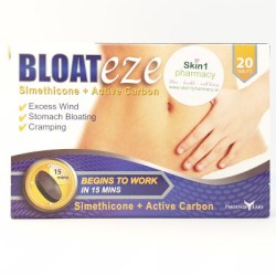 Bloateze (Simethicone+Active Carbon) 20 Tablets