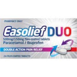 Easolief Duo Tablets 500mg/150mg FC 24 Tablets