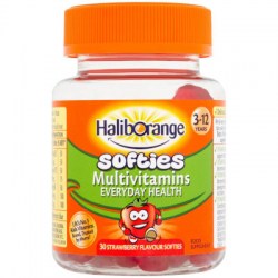 Haliborange 3-12 Years Multivitamins Everyday Health - 60 Strawberry Flavour Softies