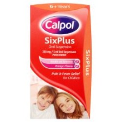 CALPOL infant medicine SIX PLUS 60ml