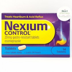 Nexium Control 20mg Gastro-Resistant (Esomeprazole) 14 Tablets