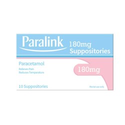 Paralink 180mg 10 Suppositories