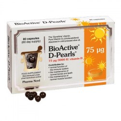 Pharma Nord BioActive Vitamin D Pearls 75UG 80’s