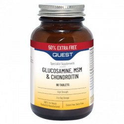 Quest Glusosamine,MSM & Chondroitin 90 for 60 Tablets