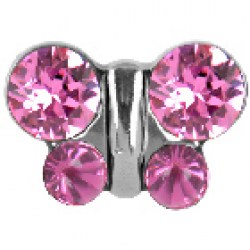 Studex Stainless Steel Oct Rose Butterfly 