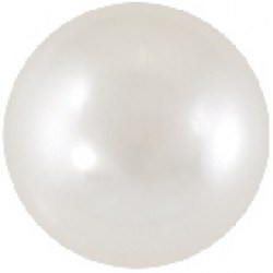 STUDEX (S678STX) Gold Plated 8mm White Pearl 