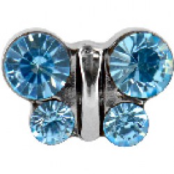 STUDEX  S2003WSTX STAINLESS STEEL Aqua Butterfly