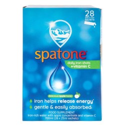 Spatone Apple Iron Liquid with Vitamin C (28x25ml Sachets)
