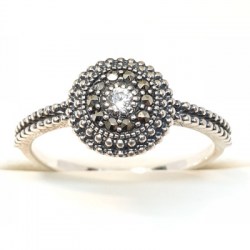 Sterling Silver Marcasite Ring