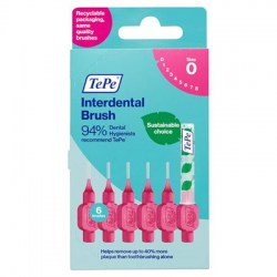 TePe Interdental Brushes Pink 0.4 mm 6 pieces Size 0