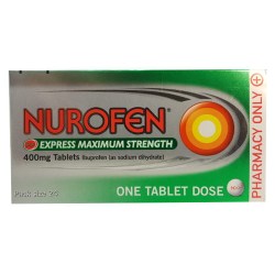 Nurofen Express Maximum Strength 400mg 24 Tablets